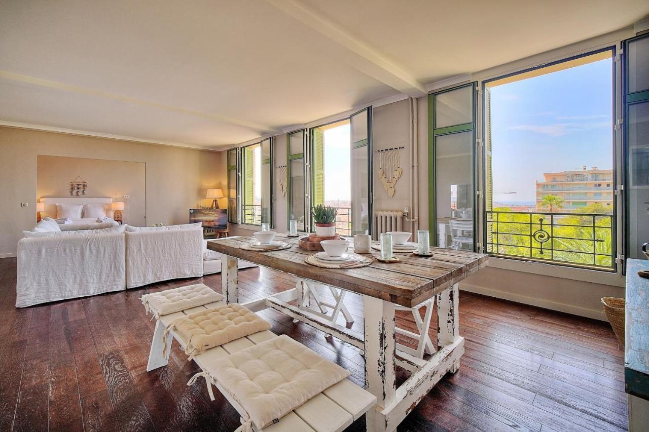 Immogroom - Large Apartment - Parking - Air Conditioning - Sea View - Wifi Cannes Dış mekan fotoğraf